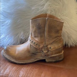 Bed Stu Cobbler Series Harness Leather Boots, 8.5